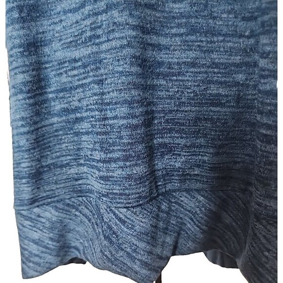 LOGO by Lori Goldstein Cardigan Sweater Blue Space Dyed  Women's Large - Picture 5 of 10